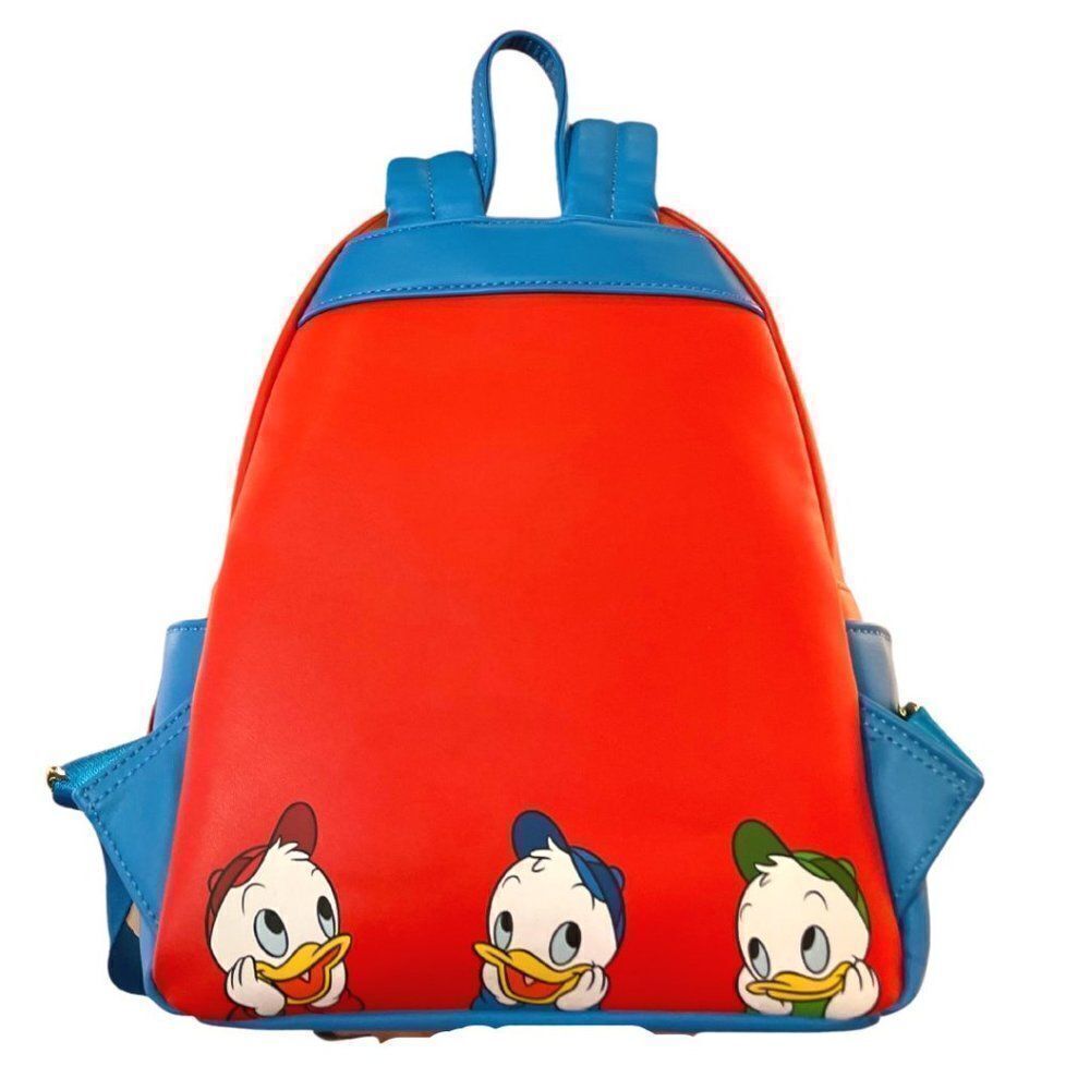 LOUNGEFLY DISNEY DUCKTALES HUEY DEWEY & LOUIE Figural Cosplay Mini Backp… - Picture 2 of 4